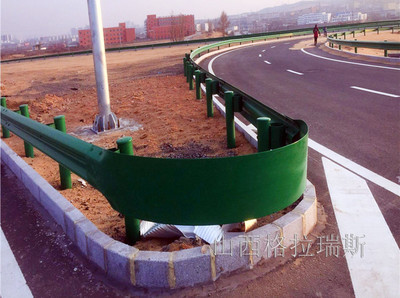 云南西双版纳农村生命安保波形护栏公路绿色护栏板来图定制二波防护栏